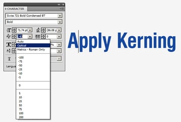 Understanding Auto, Optical and Metrics Kerning in Adobe Illustrator